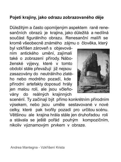 Radek Čák: Krajiny bez lidí (text)